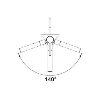 Blanco ALTA-S II batéria PVD Steel 527544