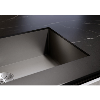 Blanco CLARON 500-U drez pod dosku DURINOX DarkSteel 527834