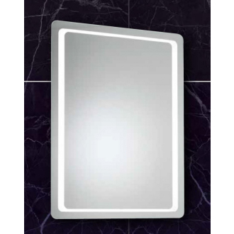 ODRA obdĺžnikové zrkadlo so zaoblenými rohmi s LED osvetlením V 600 × Š 1200 mm ZRODRA6012