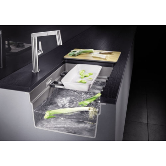 Blanco ETAGON 500-U bez odtokovej sady drez pod dosku, tartufo silgranit 527761