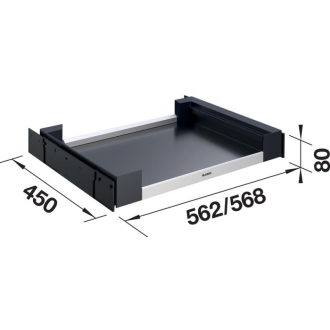 Blanco Flat Drawer 60 P - nízka organizačná zásuvka 527665