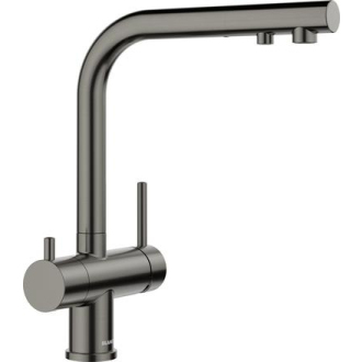 Blanco FONTAS II - batéria na filtrovanú a úžitkovú vodu Satin Dark Steel 527736