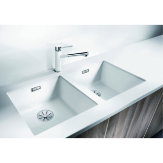 Blanco SUBLINE 400-U, drez pod dosku, bez odtokovej sady biela soft silgranit 527788