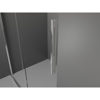 Mexen Velar výsuvná sprchová kabína 130 x 75 cm, transparentná, chróm - 871-130-075-01-01
