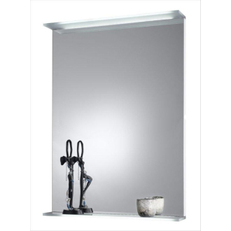 OSLAVA obdĺžnikové zrkadlo s LED osvetlením a poličkou V 600 × Š 1200 mm ZROSLA6012