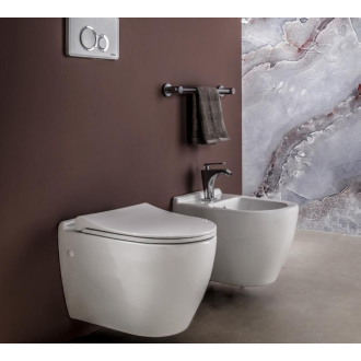 závesné WC UNO (rimless) + SLIM sedátko soft-close OLKGUN30DAK00