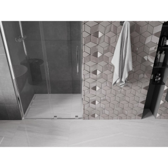 Mexen Velar posuvné sprchové dvere 90 cm, transparentné, chróm - 871-090-000-01-01