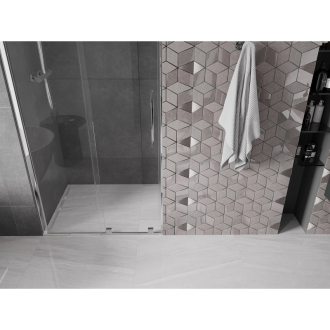 Mexen Velar posuvné sprchové dvere 120 cm, transparentné, chróm - 871-120-000-01-01