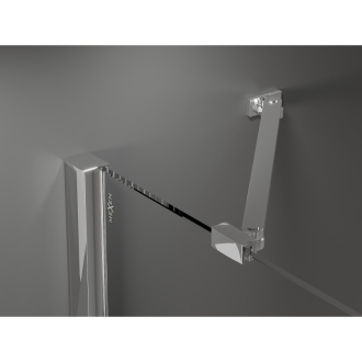 Mexen Velar Duo posuvné sprchové dvere 150 cm, transparentné, chróm - 871-150-000-02-01