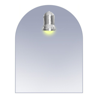ORMES - zrkadlo s osvetlením 500 x 650 mm (š xv) OLNZORM