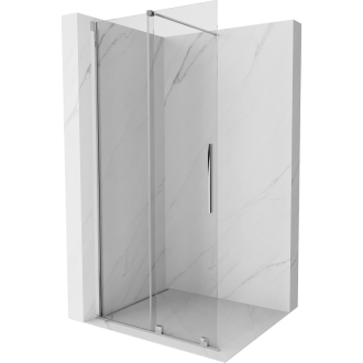 Mexen Velar Walk-in výsuvná sprchová stena 80 x 200 cm, transparentná 8 mm, chróm - 871-080-000-03-01