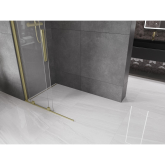 Mexen Velar Walk-in sprchová stena 100x200, 8 transp., brúsené zlato 871-100-000-03-55