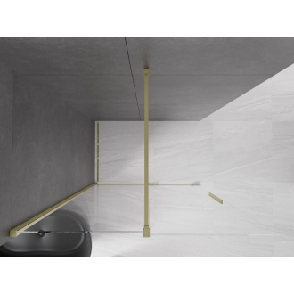 Mexen Velar Walk-in sprchová stena 150x200, 8 transp., brúsené zlato 871-150-000-03-55