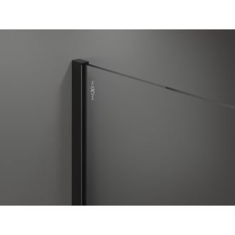 Mexen Kioto Walk-in sprchová stena 155x200 cm, transparent 8, čierna 800-155-101-70-00