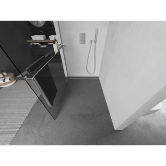 Mexen KIOTO+ zástena Walk-in s policou 75x200 cm, transparent, chróm 800-075-121-01-00