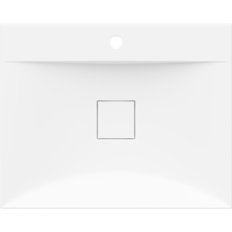 Mexen Poli umývadlo na dosku z konglomerátu 1/O 60 x 48 cm, biela - 23026001