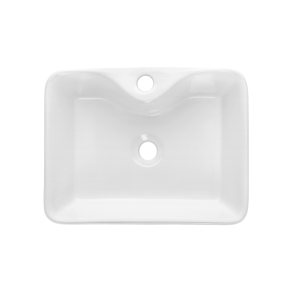 Invena NERI CE-22-001-W Umývadlo na dosku 49 cm, čierna