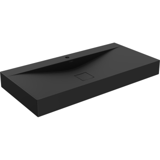 Mexen Poli umývadlo na dosku z konglomerátu 1/O 100 x 48 cm, čierna - 23021071