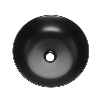 Invena DOKOS CE-19-005-C Umývadlo na dosku 40 cm, čierna mat