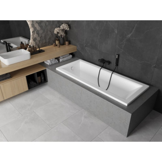 Mexen Cubik obdĺžniková vaňa 140 x 70 cm, biela - 55031407000