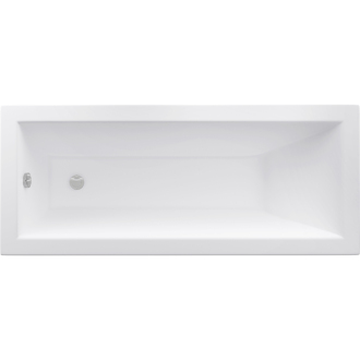 Mexen Cubik obdĺžniková vaňa 140 x 70 cm s plášťom, biela - 55031407000X