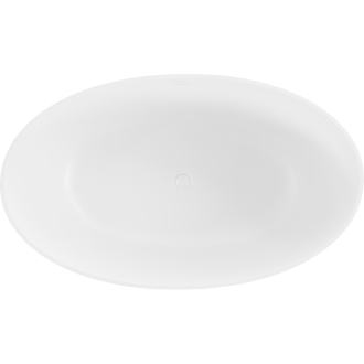 Mexen Parma voľne stojaca vaňa z konglomerátu 160 x 95 cm, matná biela - 57231609500