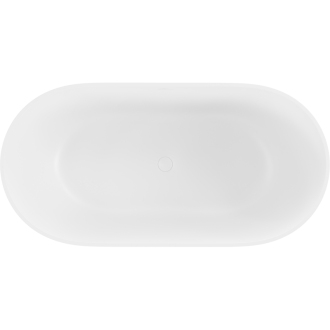 Mexen Rimini voľne stojaca vaňa z konglomerátu 150 x 75 cm, matná biela - 57241507500
