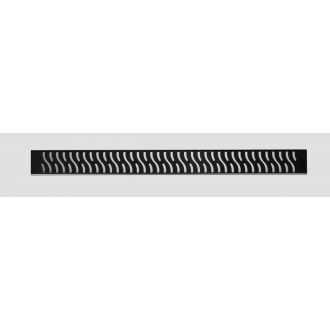 STANDARDline BLACK -odtokový žľab s roštom MEDIUM, dĺžka 500 mm, čierna farba OLPZLABST49BM