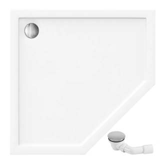 Sprchovací kút REA DIAMOND 90x90 - matná čierna