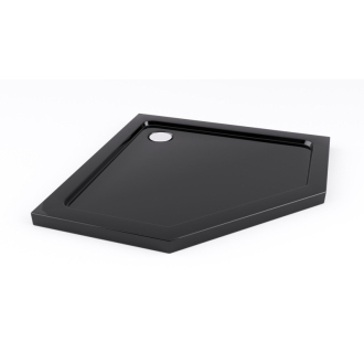 Sprchovací kút DIAMOND 80x80 - čierna matná