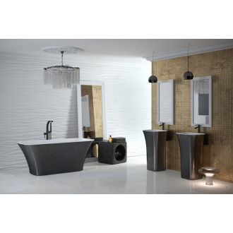 ASSOS 1600x700 mm, biela farba VANNEA16W vaňa voľne stojaca z liateho mramoru