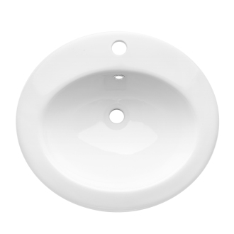 Invena AJTRA CE-29-001-W Vstavané umývadlo 50 cm