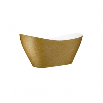 VIYA 1600x700 mm, čierna farba VANAND16B vaňa voľne stojaca z liateho mramoru