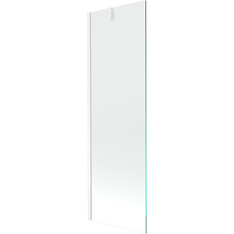 Mexen Next vaňová zástena jednokrídlová 60 x 150 cm, transparentná, biela - 895-060-000-00-00-20