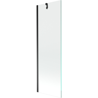Mexen Next vaňová zástena jednokrídlová 60 x 150 cm, transparentná, čierna - 895-060-000-00-00-70