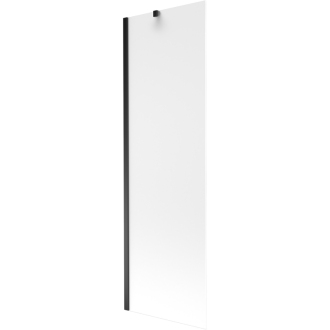 Mexen Next vaňová zástena jednokrídlová 60 x 150 cm, mráz, čierna - 895-060-000-00-30-70