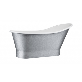 vaňa voľne stojaca z liateho mramoru GLORIA (PAOLA) 1500x660 mm, biela farba VANPAO15W