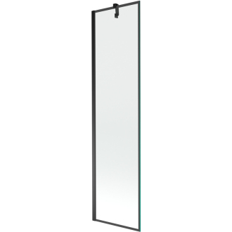 Mexen Next vaňová zástena jednokrídlová 50 x 150 cm, čierny vzor, čierna - 895-050-000-00-70-70