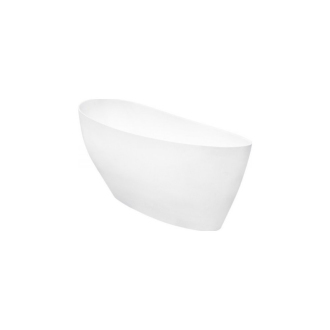 KEYA 1650x700 mm, biela farba VANSAP16W vaňa voľne stojaca z liateho mramoru