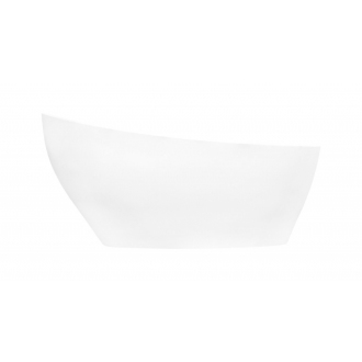 KEYA 1650x700 mm, biela farba VANSAP16W vaňa voľne stojaca z liateho mramoru