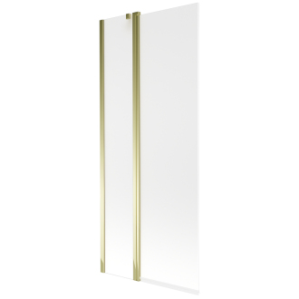 Mexen Flip vaňová zástena jednokrídlová 80 x 150 cm, mráz, zlatá - 894-080-101-50-30