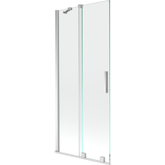 Mexen Velar 2-krídla vaňová zástena posuvná 85 x 150 cm, transparentná, chróm - 896-085-000-01-01