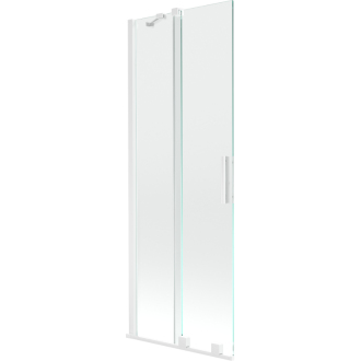 Mexen Velar 2-krídla vaňová zástena posuvná 75 x 150 cm, transparentná, biela - 896-075-000-01-20
