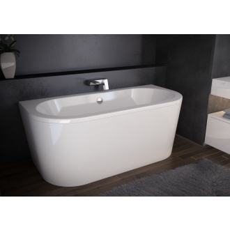 vaňa vol.stojaca zo sanitárneho kompozitu VISTA(TURSI)1500 × 750 mm, biela farba VANTUR150