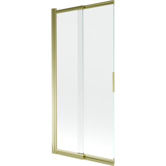 Mexen Fox 2-krídla vaňová zástena posuvná 85 x 150 cm, transparentná, zlatá - 891-085-002-50-00