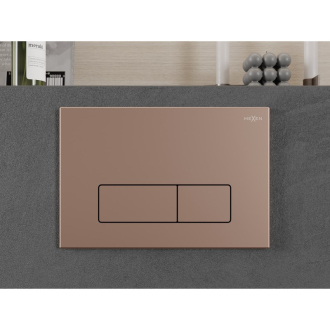 Mexen Fenix 13 Slim splachovacie tlačidlo, ružové zlato - 601305