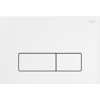 Mexen Fenix 13 Slim splachovacie tlačidlo, matná biela - 601320