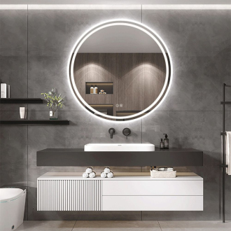 REA Zrkadlo LED 50cm BAS HOM-05517