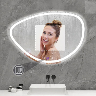 REA Zrkadlo FOG LED 70x100cm HOM-05516