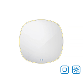 Nimco ZP 27001RVX Oválne LED zrkadlo pr. 700 s dvoma dotykovými senzormi